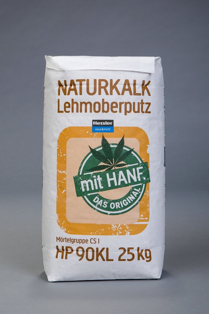 Hessler HP 9 KL - Naturkalk Lehm Grundputz mit Hanf 25 kg Sack